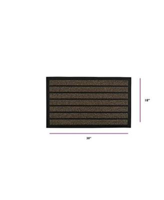Non-Slip Waterproof Doormat for Entry, 18" x 30"