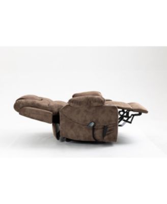 Single Piece Velvet Electric Recliner Lift Chair for Seniors