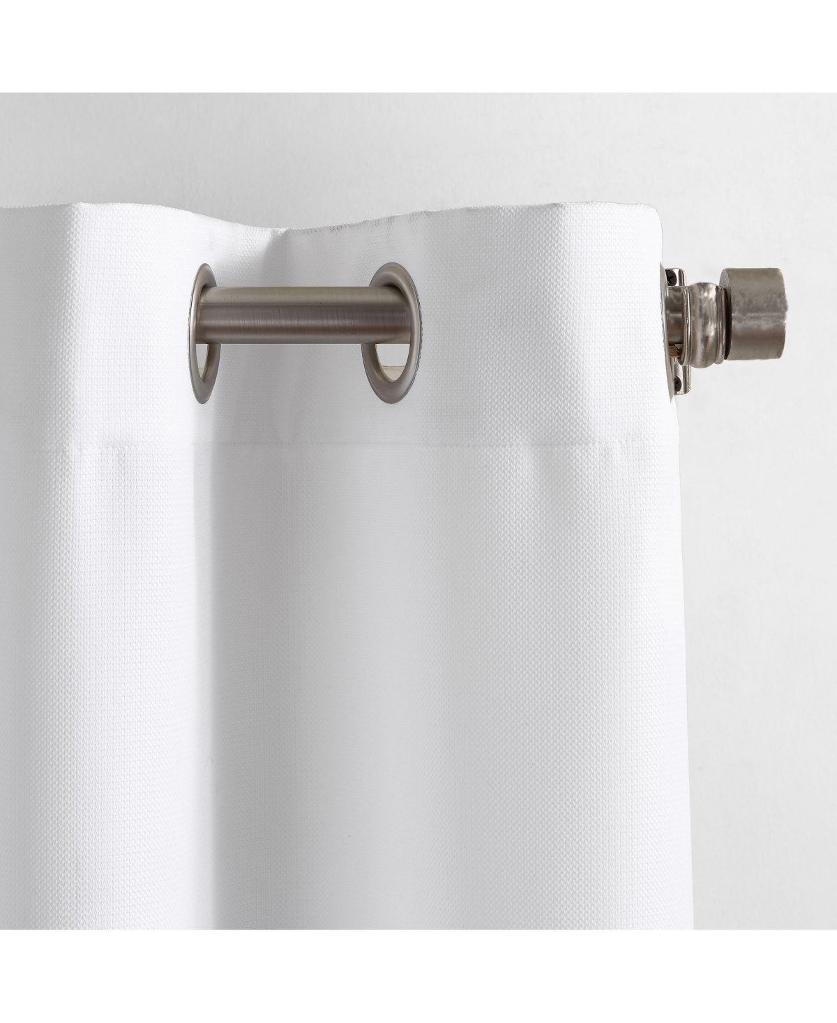 No. 918 Valerie Heathered Texture Semi-Sheer Grommet Curtain Panel