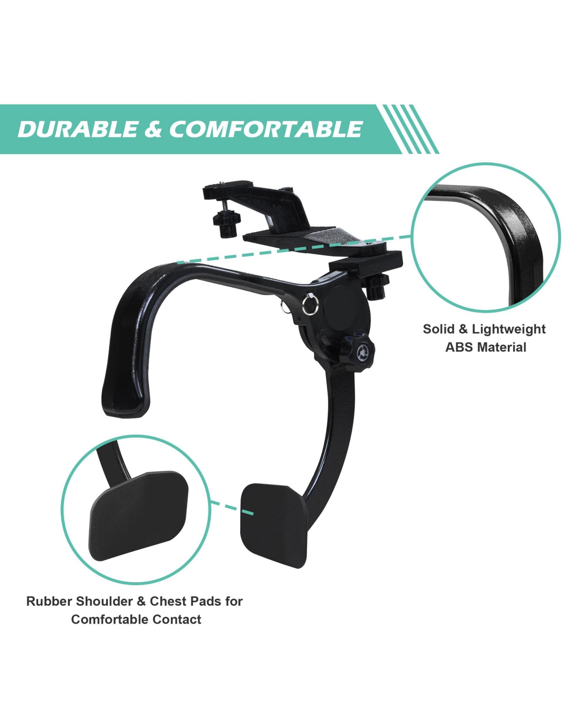 Yescom Shoulder Mount Support Pad Stabilizer for Video Dv Camcorder Hd Dslr Dv Camera