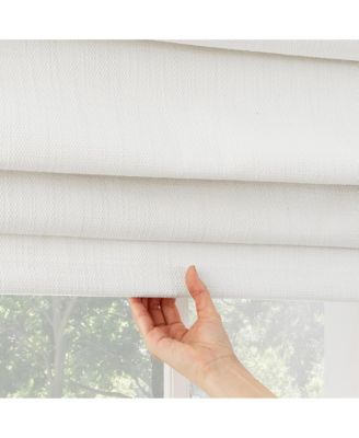 Sun Zero Pryer Textured 100% Blackout Cordless Roman Shade