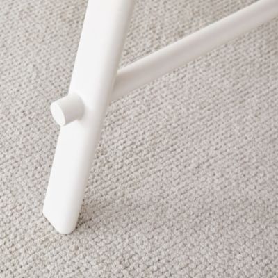 Modern White Circular Dining Table (42")