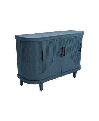 Modern Curved Cabinet with Storage