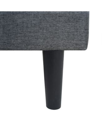 Upholstered Platform Bed Frame with Tufted Headboard