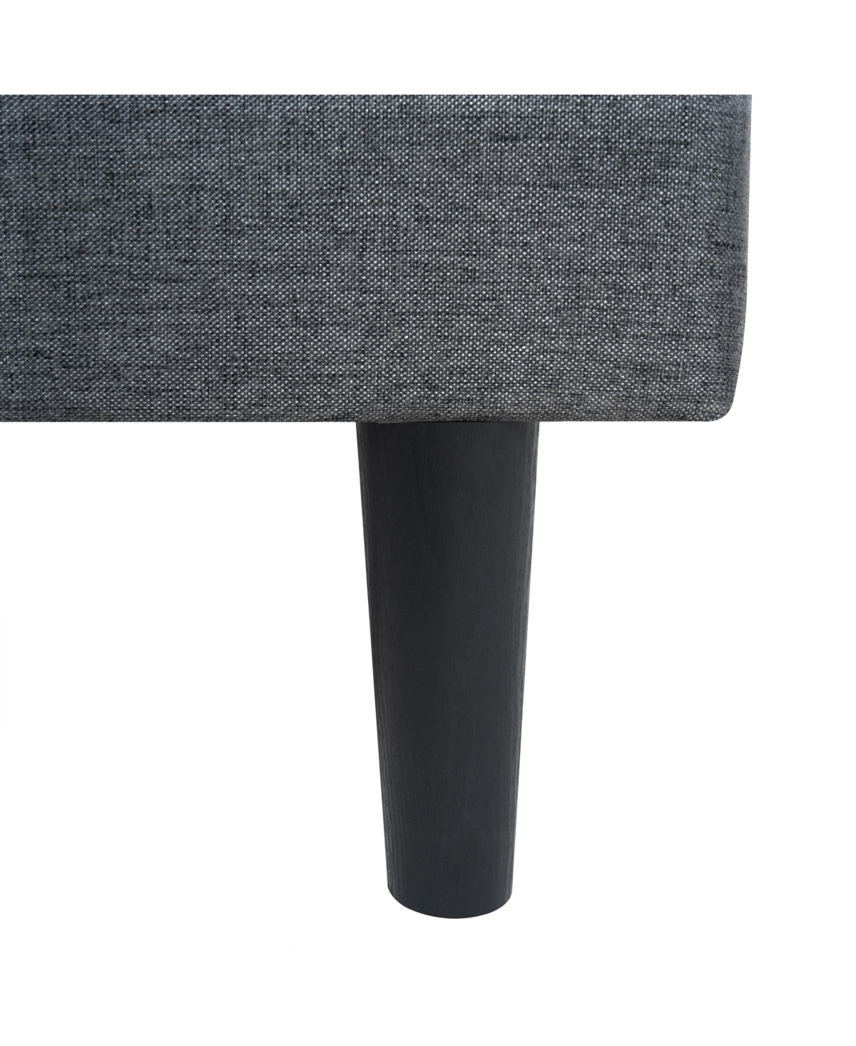 Streamdale Furniture Upholstered Platform Bed Frame with Tufted Headboard