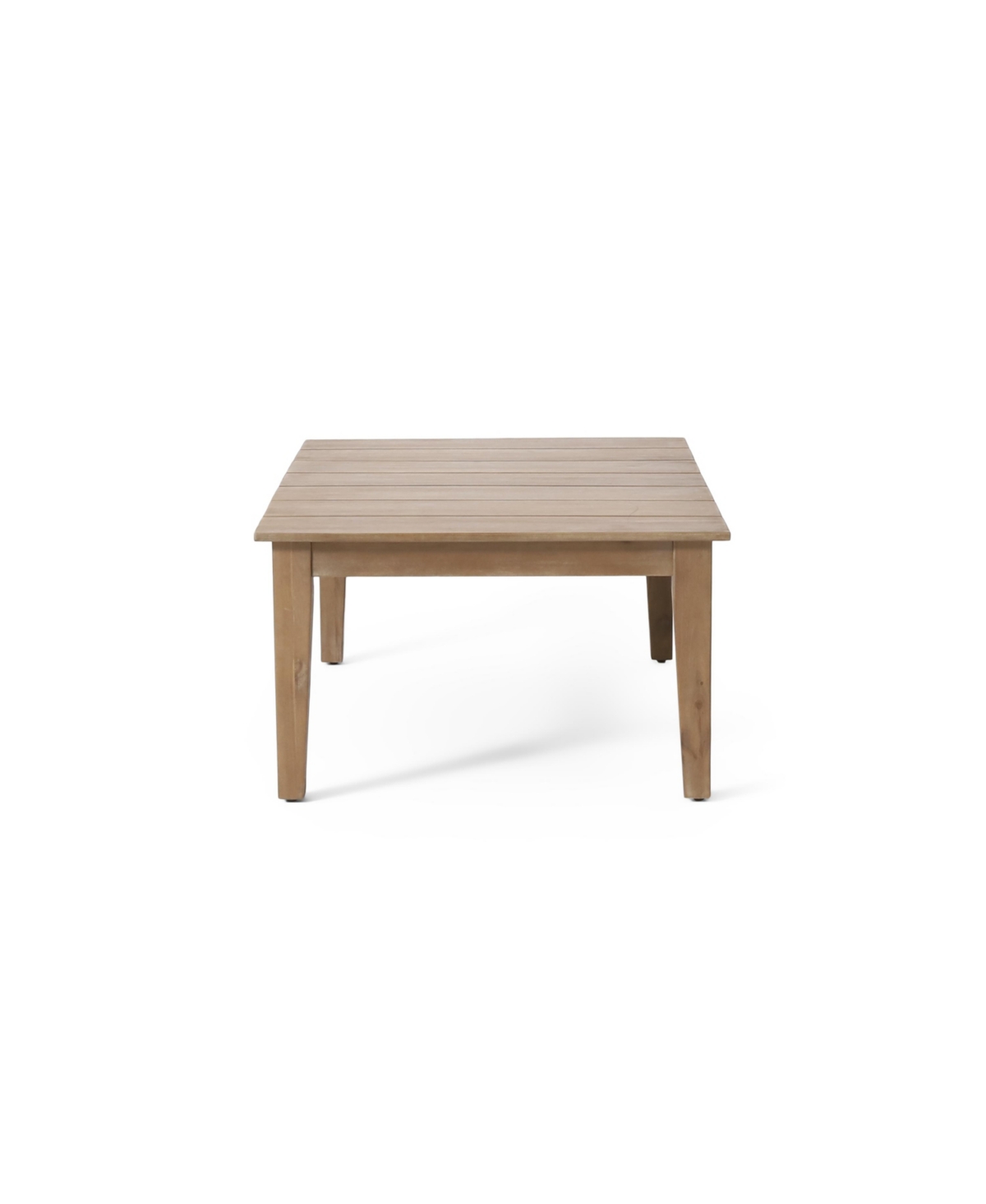 Streamdale Furniture Acacia Wood Outdoor Coffee Table, Light 14