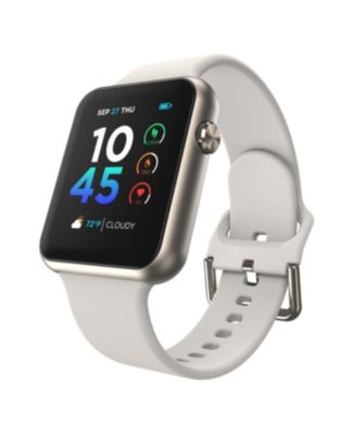 iTouch Air 4 Unisex Titanium Silicone Strap Smartwatch 41mm - Macy's