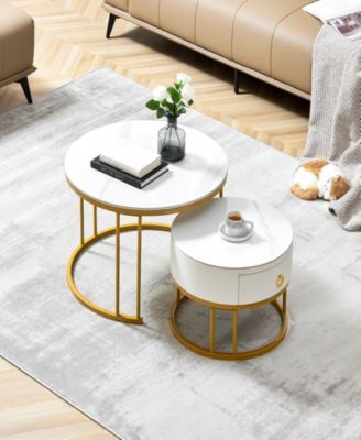 Macy’s orders two in one living room coffee tables