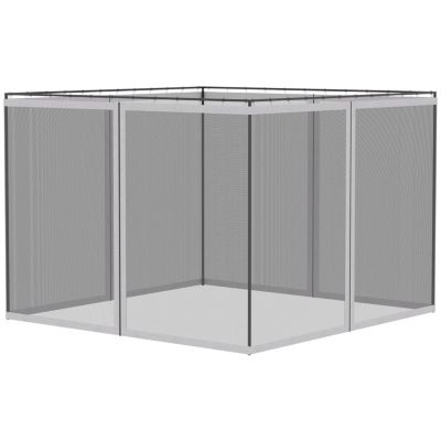 10' x 13' Sidewall Netting for Gazebos & Tents (White)