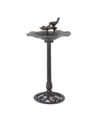 Simplie Fun Lancaster Bronze Aluminum & Iron Bird Bath