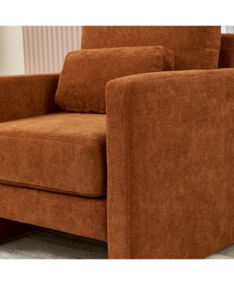 Modern Chenille Accent Chair for Living, Bedroom, Office