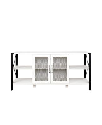 Industrial Farmhouse TV Stand for Living Room & Bedroom