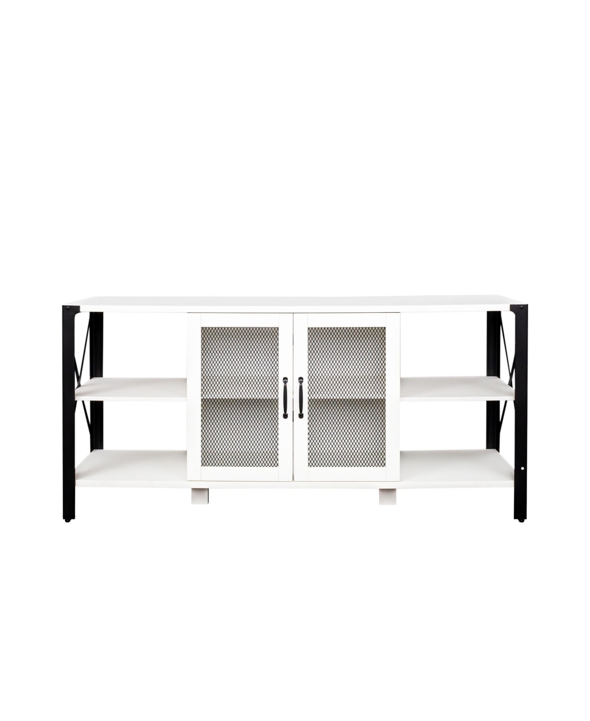 Streamdale Furniture Industrial Farmhouse Tv Stand for Living Room & Bedroom
