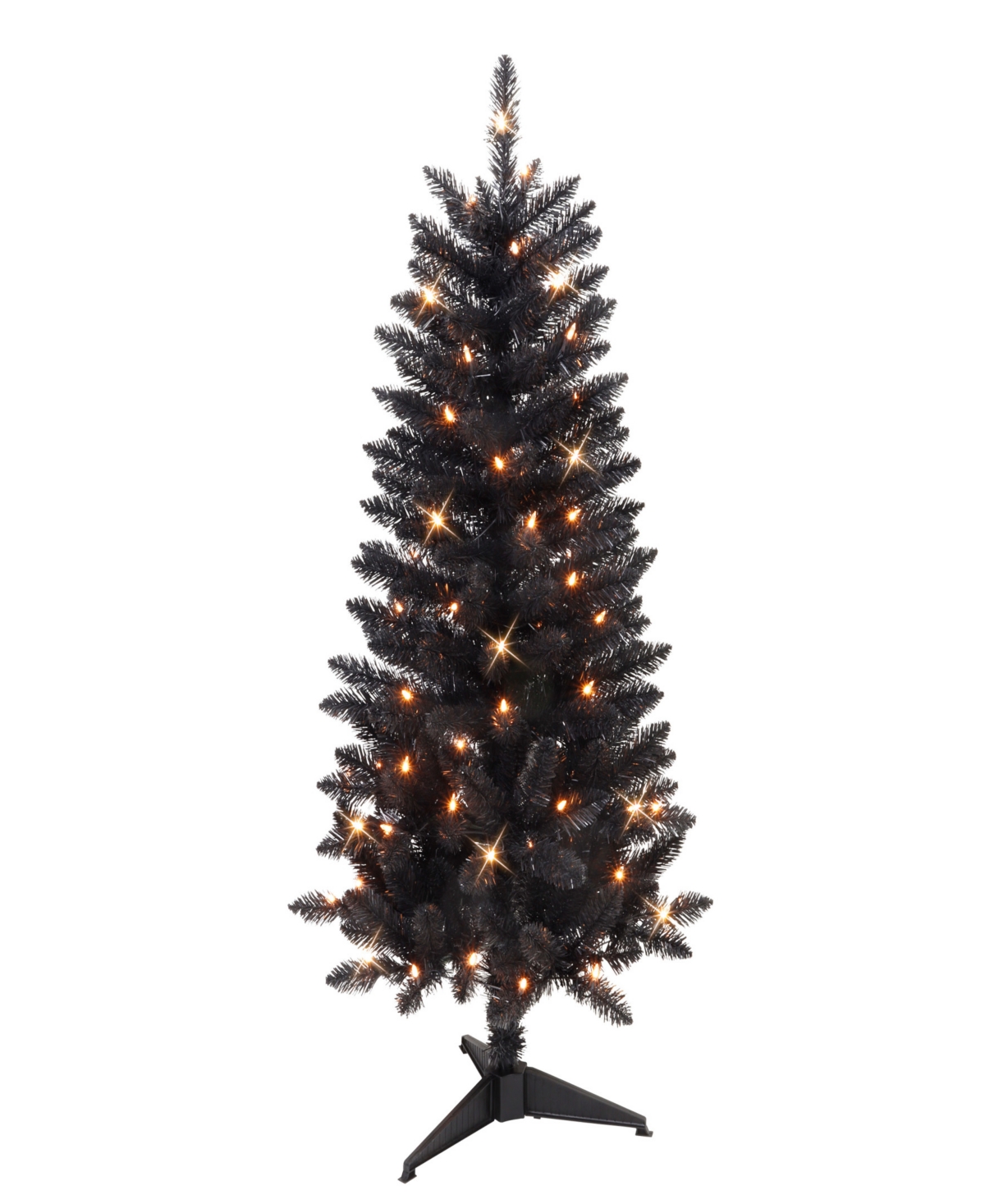 Puleo Pre-lit Pine Artificial Tree 4 Ft. In No Color