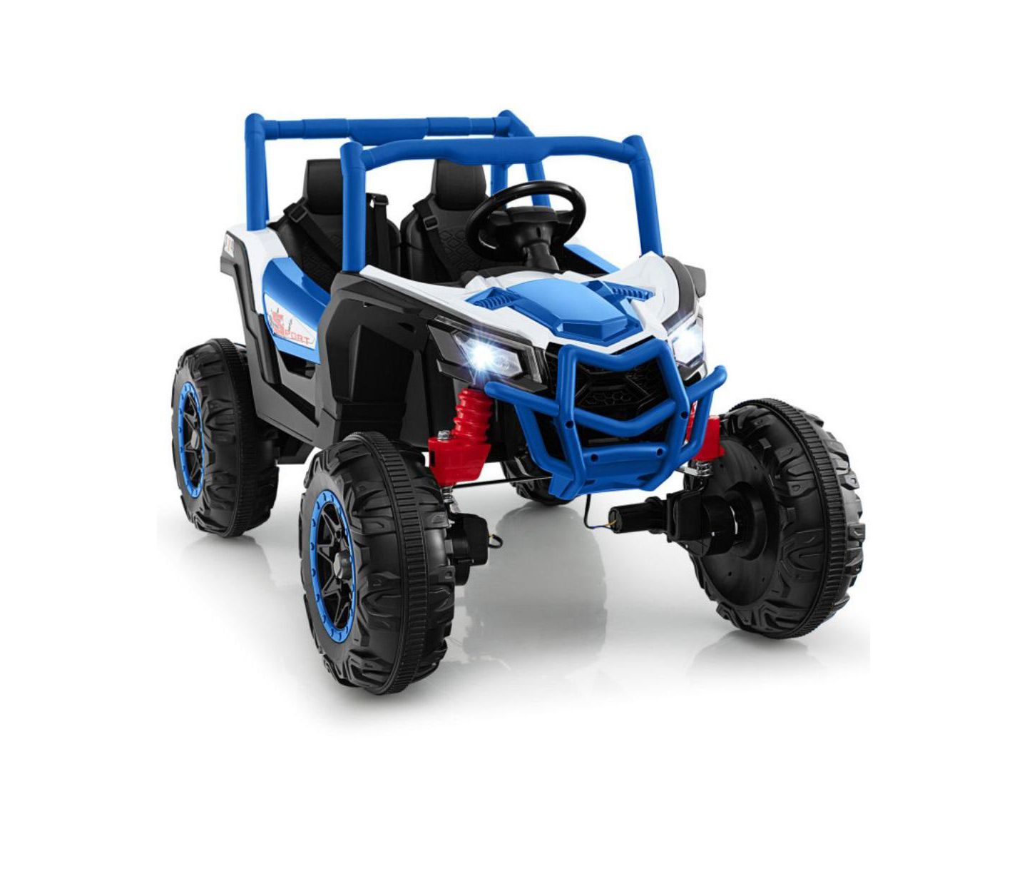 Детская игрушка VEBREDA 24V 2.4G Remote Control 2-Seater Ride-On UTV, Ages 3+, цвет: Синий — фото 1