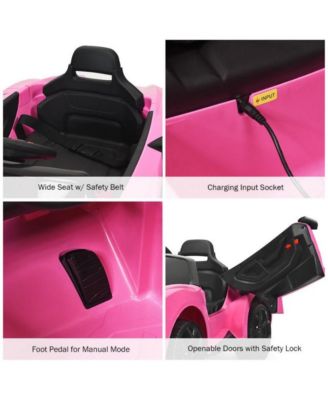 12V 2.4G RC Electric Vehicle with Lights-Red