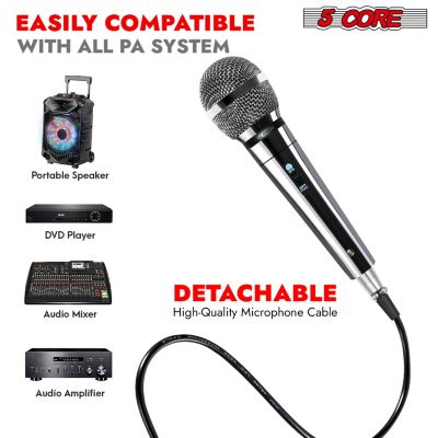 Microphone XLR Dynamic Karaoke Singing Handheld Microfono Professional Vocal DJ Music Mic - 2PCS
