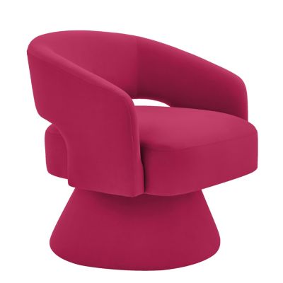 Streamdale Homerest Modern Swivel Chair, Rose Pink
