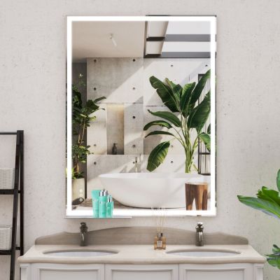48" LED Anti-Fog Vanity Mirror Adjustable Lighting