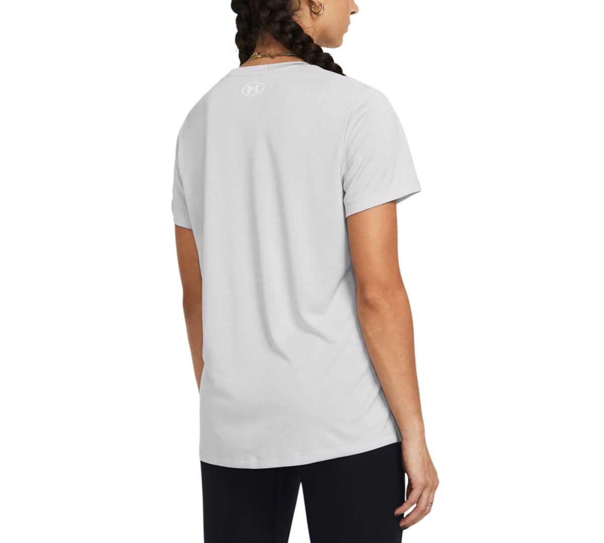 Under Armour Women's Tech Twist Short-sleeve Top In Halo Gray