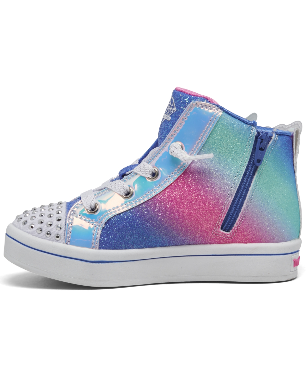 Skechers Toddler Girls Twinkle Toes Twi-Lites 2.0 - Dreamy Wings Light Up Casual Sneakers from Finish Line -Multi