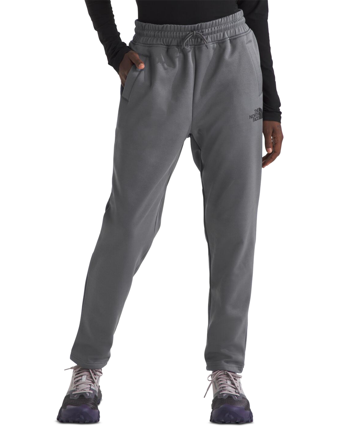 The North Face Women's Horizon Performance Fleece Pants In Smoked Pearl