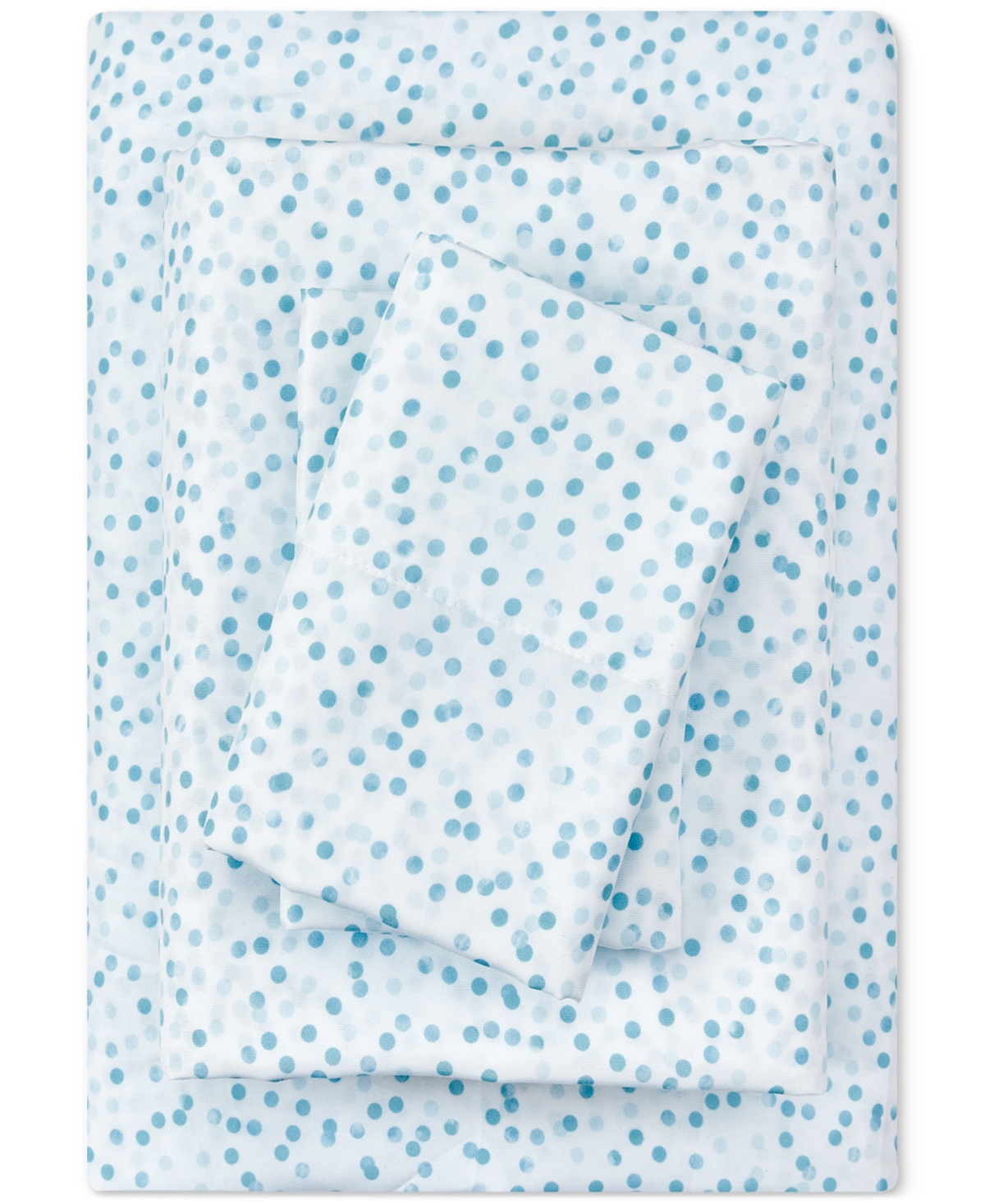 Fairfield Square Collection Microfiber Easy Care Printed 4-pc. Sheet Set, Queen In Teal