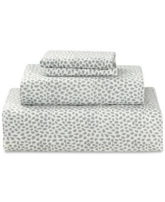 Microfiber Easy Care Printed 4-Pc. Sheet Set, Full