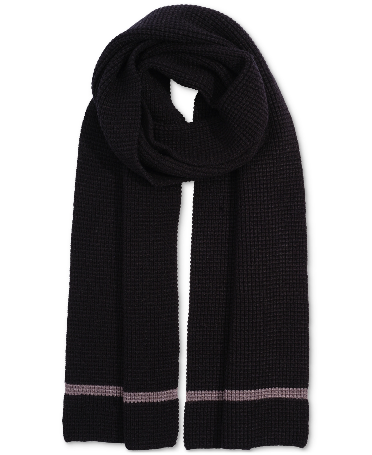 Alfani Men's Scarf, Created For Macy's In Black,grey