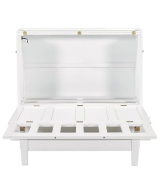 Solid Pine Murphy Chest Bed with Charger & Storage, Full