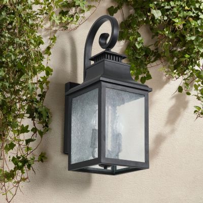 2pack Large Outdoor Wall Lamps With Glass