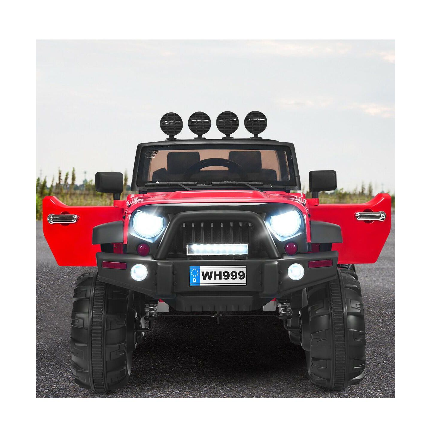 Детская игрушка SUGIFT 12V Remote Control Ride-On Car, 49"L x 31"W x 32"H, Ages 3-7, цвет: Красный — фото 11