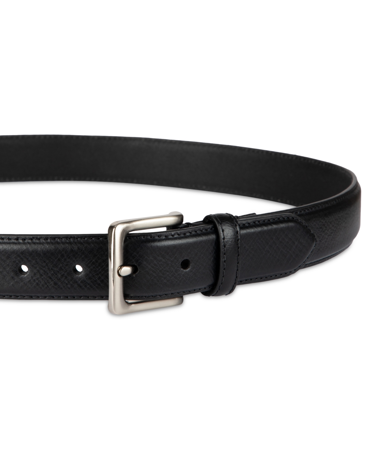 Club Room Men'sDress Belt, Created for Macy's - Black