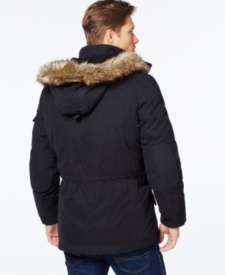 【NAUTICA】24fw HOODED YACHT PARKA Nautica Men's Hooded Parka Jacket, Water and Wind Resistant