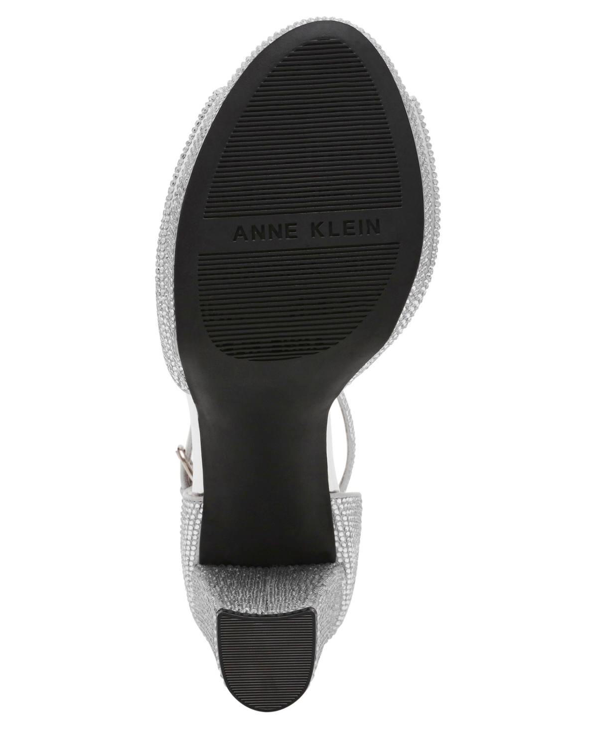 Anne Klein Women's Vista Embellished Platform Dress Sandals In Black Crystal