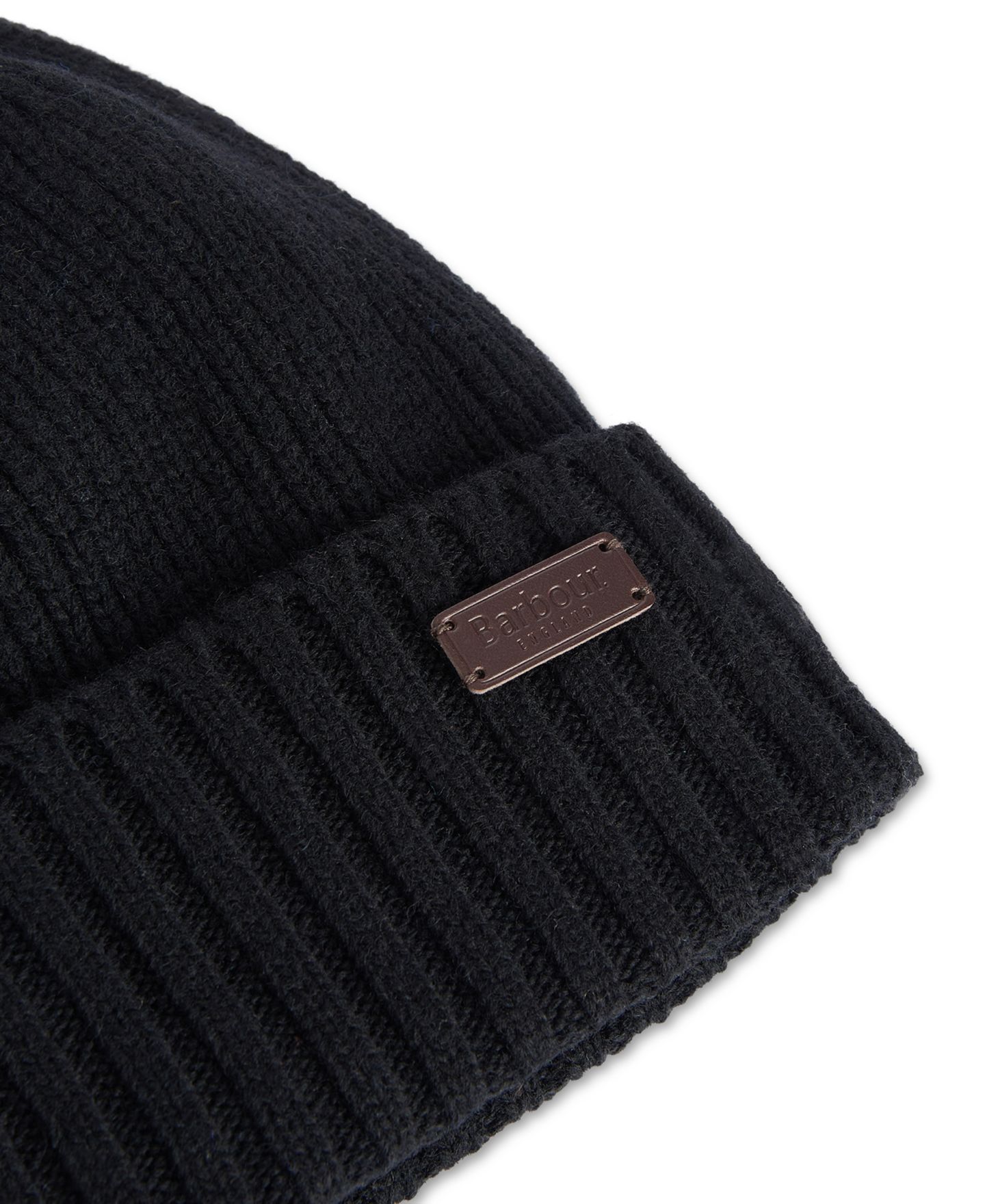 Мужская шапка Barbour Carlton Beanie, цвет: Чёрный — фото 4