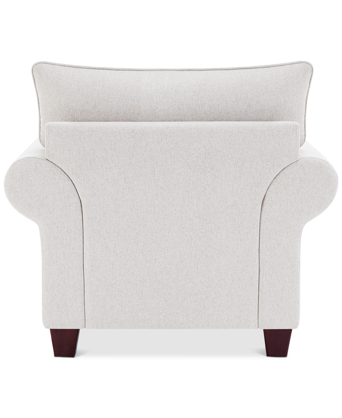 Macy's Saeville 43" Fabric Chair, Created For  In Pearl