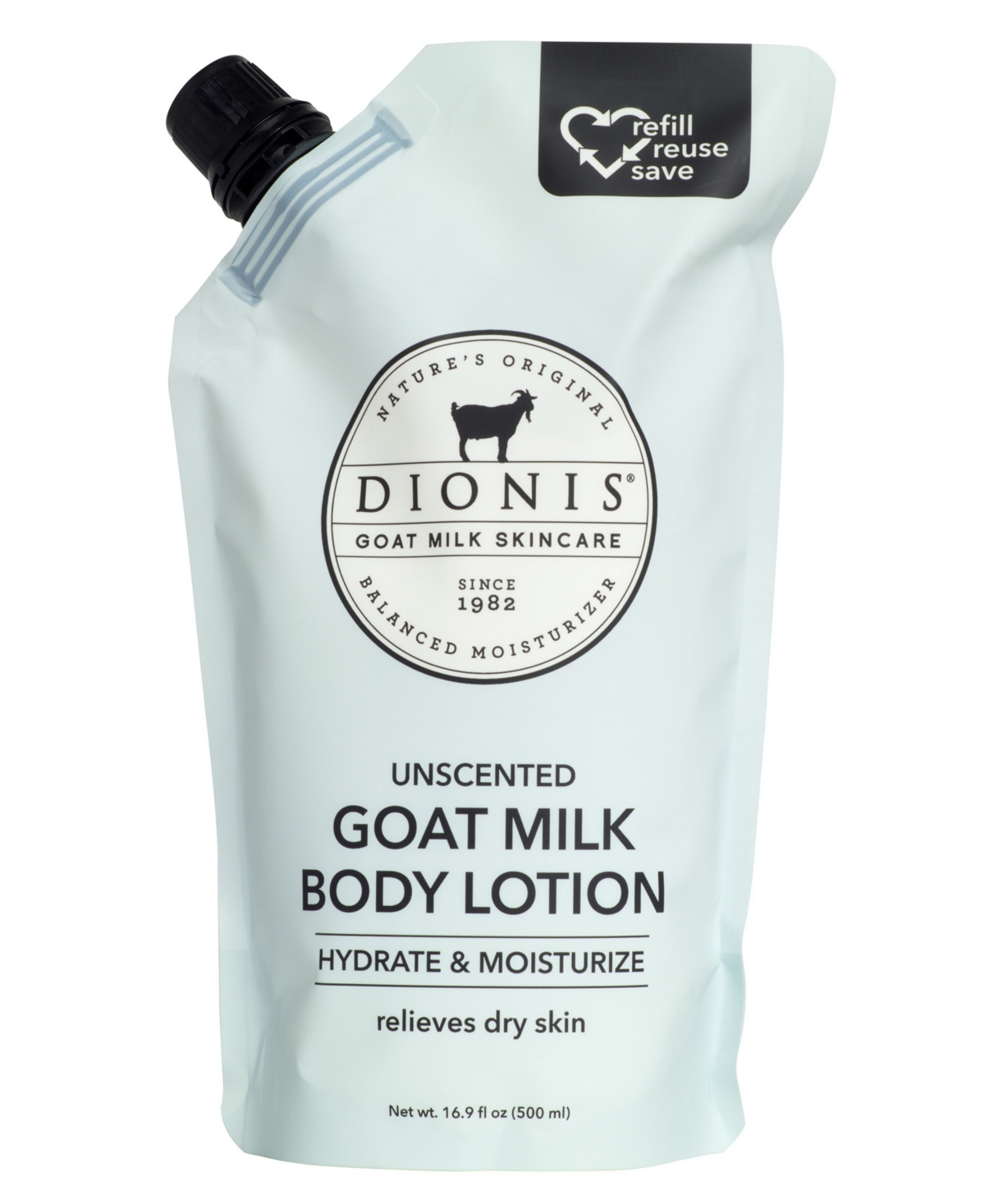Unscented Goat Milk Body Lotion Refill Pouch 16.9 fl oz