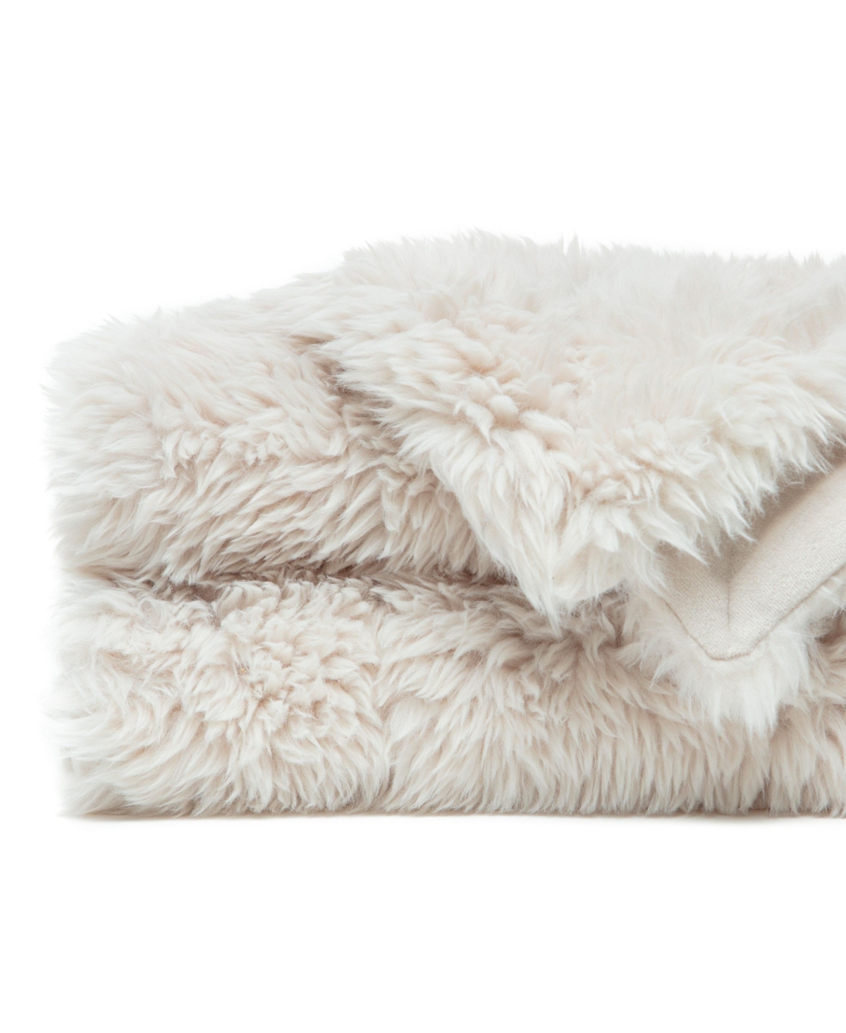 Chanasya Premium Fuzzy Tusicon Faux Longfur Blanket - Plush Cozy Warm Blanket for Sofa Chair Couch Bed and Living Room with Reverse Silky Velvet