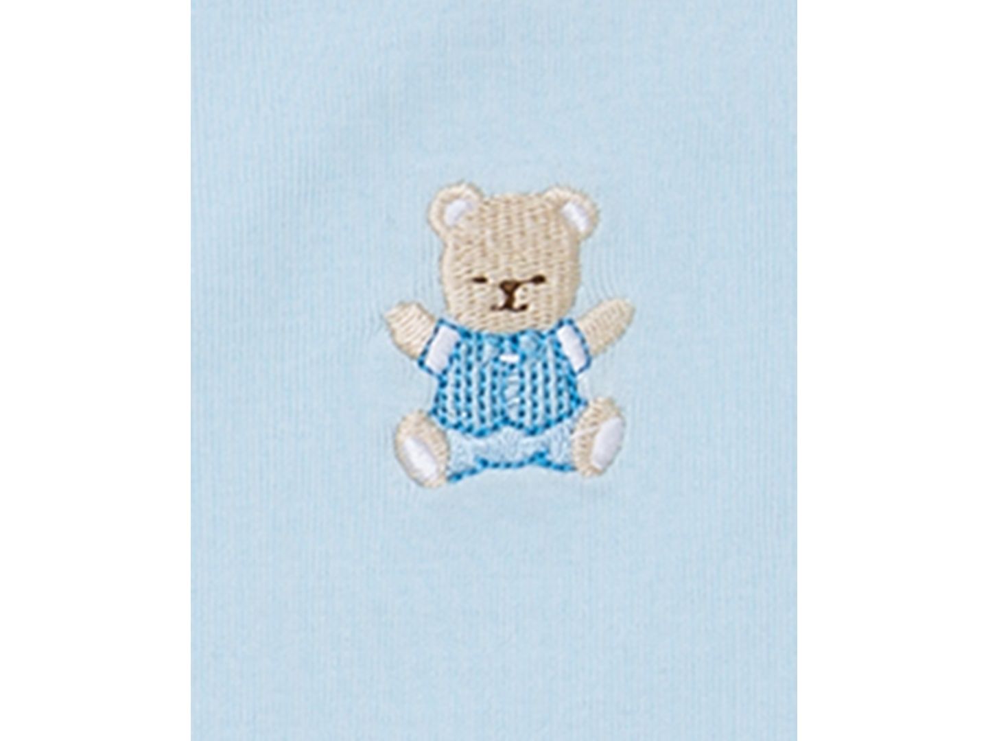 Боди Bear, хлопок — Little Me, цвет: Светлый синий — фото 2