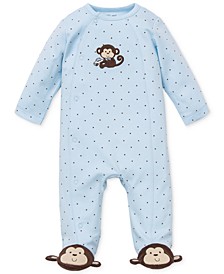 Baby Boys Monkey Footed Coverall