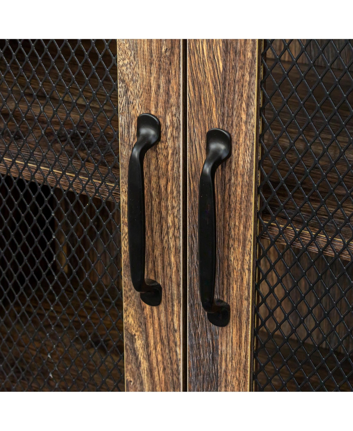 Streamdale Furniture Industrial Farmhouse Tv Stand for Living Room & Bedroom