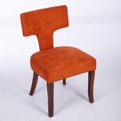 Set of 2 Fabric Mid Century Modern Dining Chairs