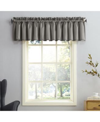 Grant Room Darkening Rod Pocket Curtain Valance
