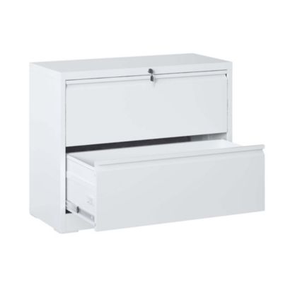 Streamdale 2-Drawer Lateral File Cabinet with Lock for Legal, A4, F4 Files
