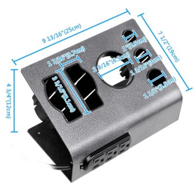 Salon Appliance Desktop Holder For Flat Iron Curling and Blow Dryer Hair Styling