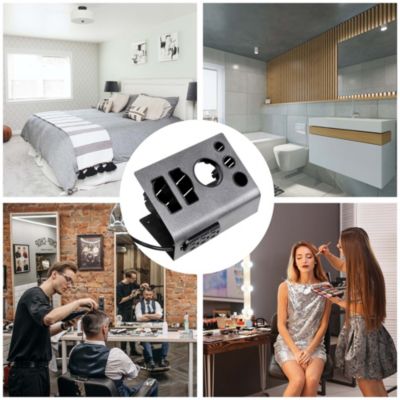 Salon Appliance Desktop Holder For Flat Iron Curling and Blow Dryer Hair Styling