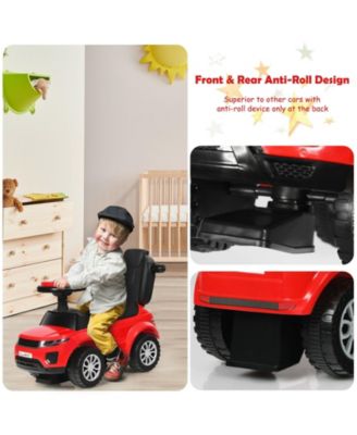 3 In 1 Ride on Push Car Toddler Stroller Sliding Car with Music