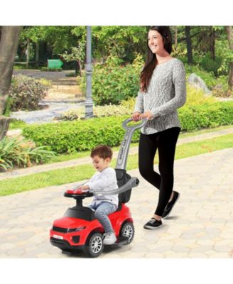 3 In 1 Ride on Push Car Toddler Stroller Sliding Car with Music