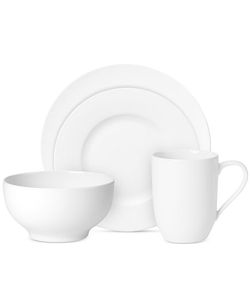 Villeroy Boch Dinnerware For Me Collection Porcelain 4 Pc Place Setting Reviews Dinnerware Dining Macy S